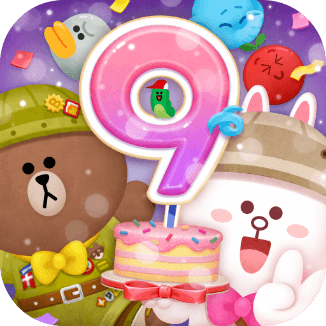 LINE バブル2 ブラウン&コニーのシューティングパズル アイコン