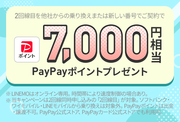 2回線目は基本料2カ月目まで無料 他社からの乗り換えまたは新しい番号でご契約で